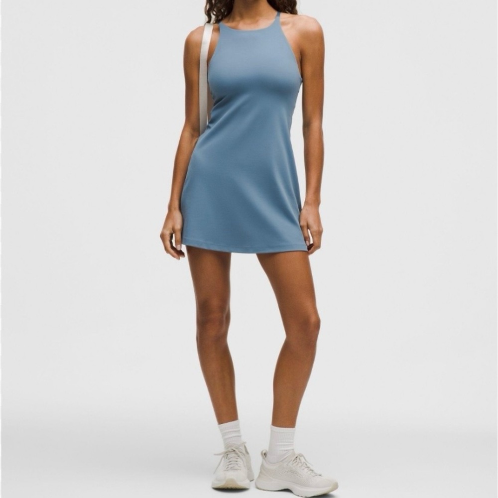 NWT Lululemon Align High-Neck Dress - Steel Blue